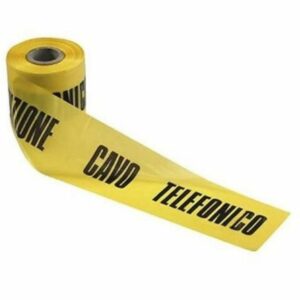 NASTRO SEGNALAZIONE GIALLO TELEFONICO ML. 200 CM. 10 H