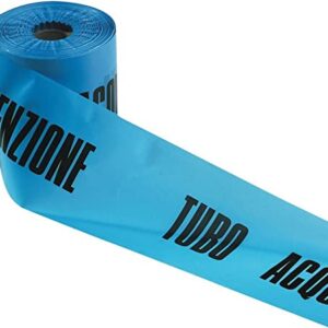 NASTRO SEGNALAZIONE AZZURRO ACQUA ML. 200 CM. 10 H