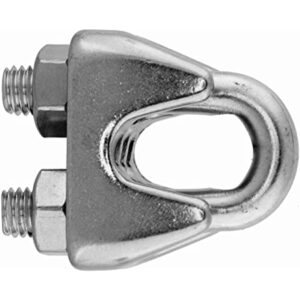 MORSETTO P/FUNE ACCIAIO