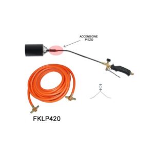 CANNELLO COMPLETO C/CAMPANA CM. 70 + PIEZO + TUBO ML. 10 "PROJECT"