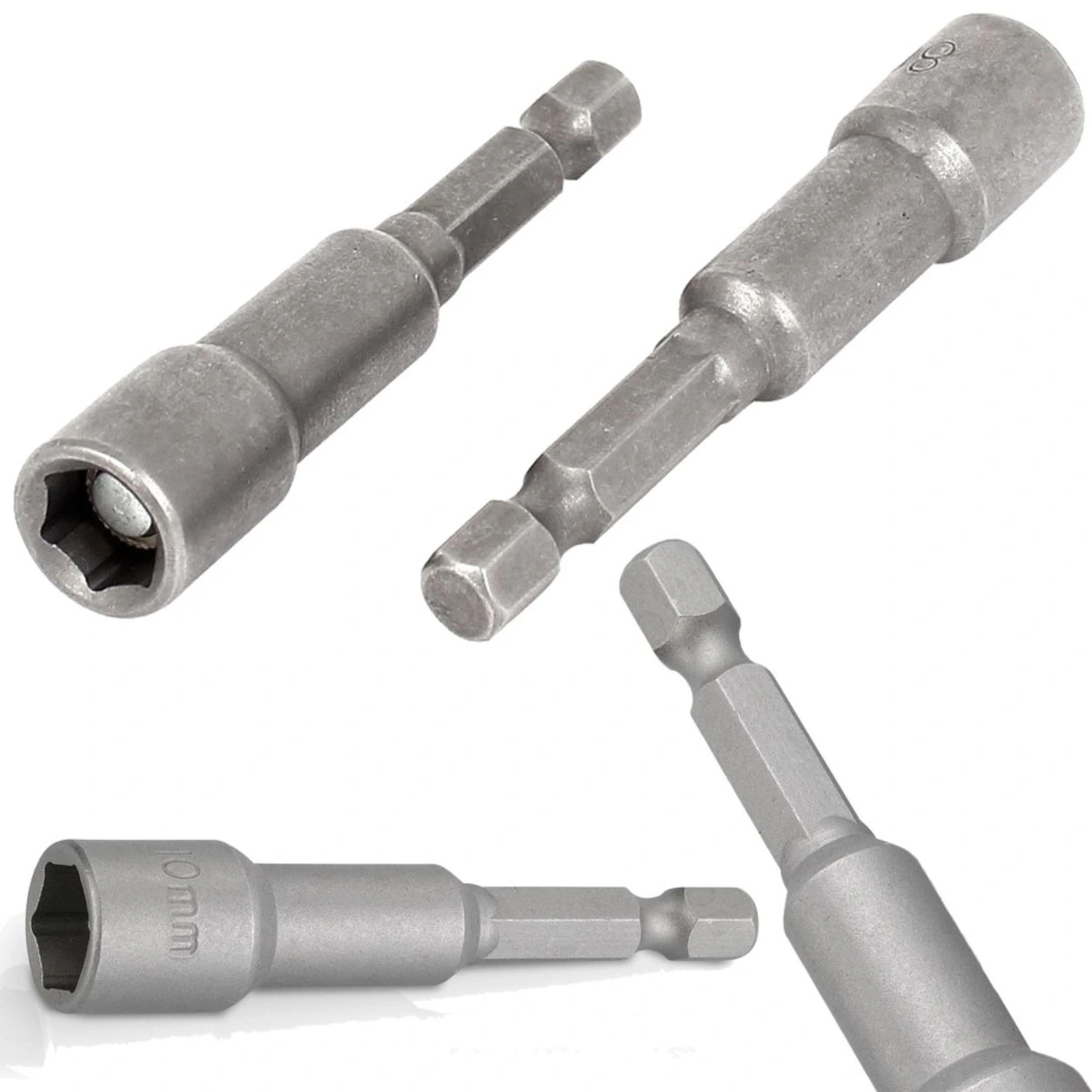 CHIAVE A BUSSOLA MAGNETICHE 1/4 P/AVVITATORE MM. 6