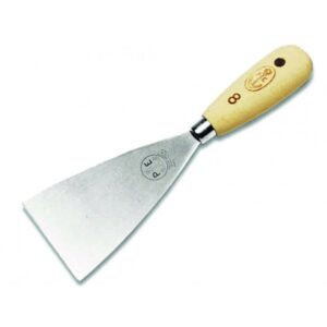 SPATOLA P/STUCCO INOX C/MANICO LEGNO 501 MM. 40 "ANCORA"