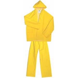 IMPERMEABILE GIALLO GIACCA+PANTALONI