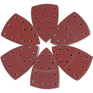 DISCO ABRASIVO VELCRO TRIANGOLO gr. 80-120 DIAM. 115 pz. 10