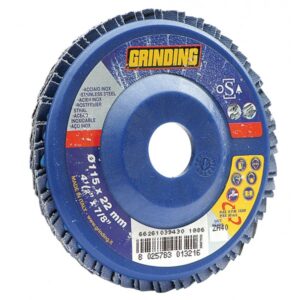 DISCO TAMPONE A LAMELLE IN FIBRE MARRONE DIAM. 115