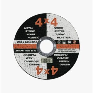 DISCO TAGLIO FE. MM. 230X2.5X22 LEGNO-METALLO 4x4