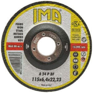 DISCO SBAVATURA FERRO MM. 115X6.4