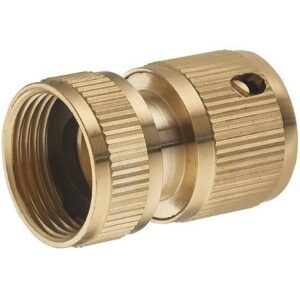 RACCORDO ACQUA OTTONE PRESA FEMMINA P/GOMMA ACQUA 3/4