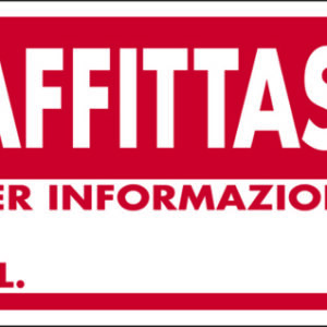 CARTELLO POLIONDA CM. 40X60 VENDESI-AFFITTASI