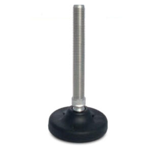 PIEDE IN GOMMA P/BARRIERA ZINC.