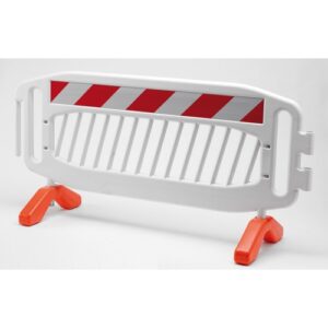 TRANSENNA PVC BIANCO/ROSSO CM. 200X100 H.