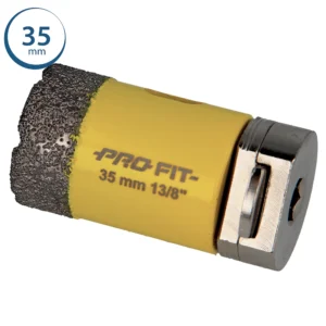 FRESA A SECCO P/PIASTRELLE S/ALBERO MM. 10 DIAM. 35 "PRO-FIT"