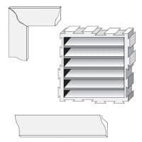BORDO ANGOLO P/MODULO GRIGLIA