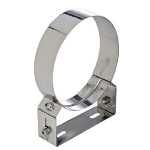 STAFFA ACCIAIO A MURO REGOLABILE DIAM. 140