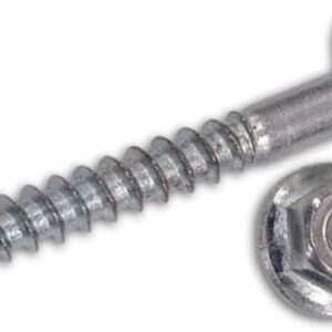 VITI LEGNO ZINC. TESTA ESAGONO DIAM. 6X110 MM. C/RONDELLE