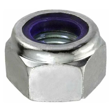 DADI ESAGONALI AUTOBLOCCANTI DIN 982 ZINC. MM. 6