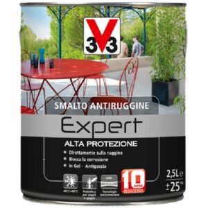 SMALTO ANTIRUGGINE KG. 2.50 smalto acqua c/antiruggine resistente10 anni