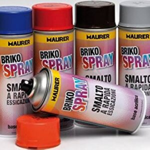 SPRAY ACRILICO ROSSO-GIALLO-NERO-BLU-VERDE-MARRONE