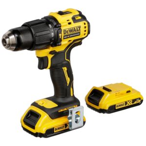 TRAPANO BATTERIA AVV. PERCUSSIONE 18V DCD709D2T-QW "DEWALT"