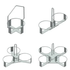 PORTASECCHIO 2 POSTI P/ELEVATORE