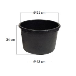 SECCHIO LT. 50 P/IMPASTATRICE MIXER 50 "BATTIPAV"