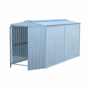 BOX LAMIERA ZINC. ML. 2.06X2.00X2.00 H