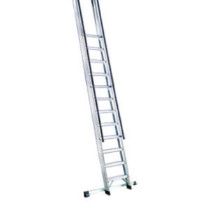 SCALA ALL. SEMPLICE C/PARAPETTI ML. 4.16 GR. 16 + ALLARGATORE "SVELT"