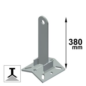 ANTIPENDOLO C/BASE DOPPIA FALDA 20X20 CM. 38 H cl. A2 CM. 20X20 ART 415D
