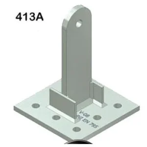 ANTIPENDOLO CON BASE PIANA 20X20 CM. 28 H cl. A1-A2-C ART. 413A