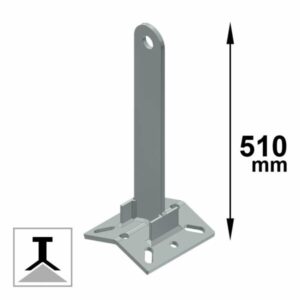 ANTIPENDOLO CON BASE DOPPIA FALDA 20X20 cl. A2 CM. 51 H ART. 421D