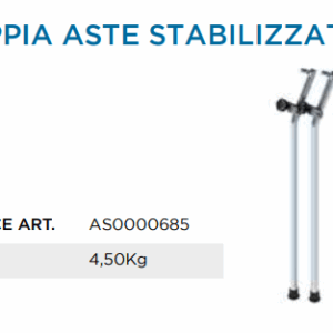 PONTEGGIO ACCIAIO Z3 COPPIA ASTE STABILIZZATRICI