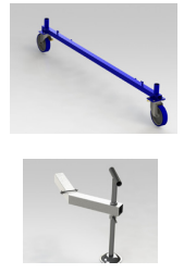 MODULO ACCIAIO EUROTECH EN1004 BASE C/RUOTE E LIVELLATORI