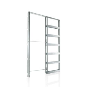 TELAIO P/SCORR. CARTONGESSO KIT "UNICO" SP. 10 CM. 60X200-210 "ECLISSE"