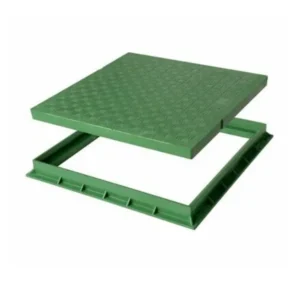 TELAIO C/COPERCHIO PEDONALE CM. 20X20 VERDE