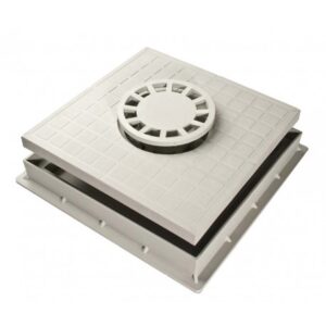 TELAIO C/COPERCHIO C/PILETTA CM. 40X40