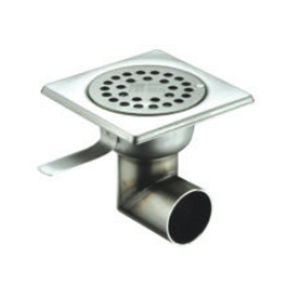 PILETTA ACCIAIO INOX 304 CM. 10X10 C/CURVA