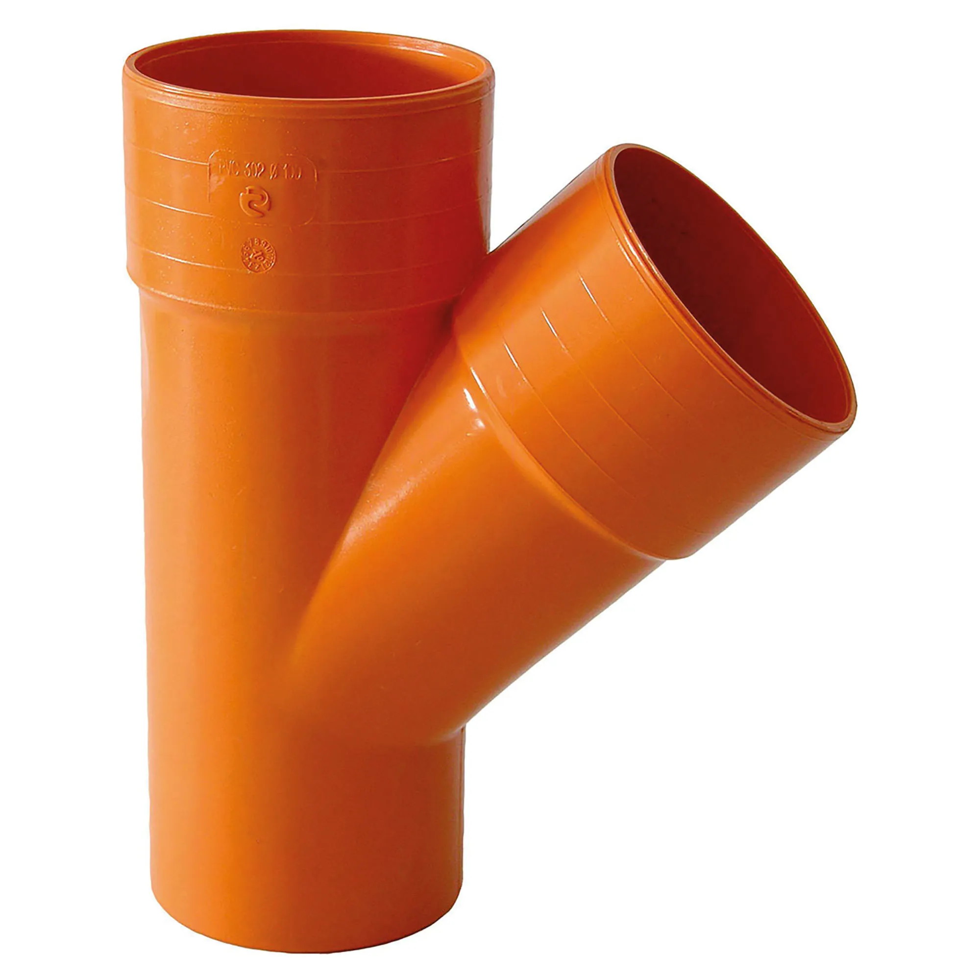 DERIVAZIONE 45° ROSSA DIAM. 63 a marchio IIP