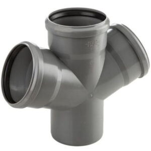 DERIVAZIONE TRIPLA PP GRIGIA DIAM. 90/90/90