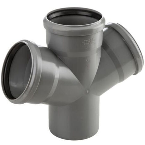 DERIVAZIONE TRIPLA PP GRIGIA DIAM. 90/90/90