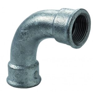 CURVA GHISA ZINCATO FF P/TUBO POLIETILENE 3.4