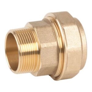 RACCORDO OTTONE M P/TUBO POLIPROPILENE DIAM. 63X2