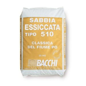 SABBIA SILICIA ESSICATA sabbie di parma 510 PLUS 0.5-1.4 KG. 25 in sacco