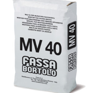 INTONACO MV 40 KG. 25 malta idrofugata faccia vista "FASSA"