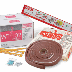 GIUNTO BENTONITICO WT 102 + sistema di fissaggio ml. 10 "VOLTECO"