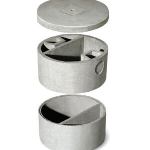 FOSSA BIOLOGICA CLS diam. 80X 94 a due elementi c/coperchio