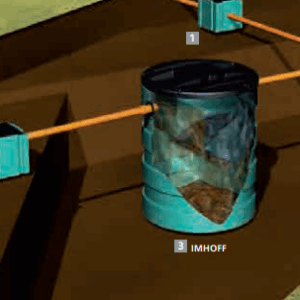 FOSSA IMHOFF lt. 1000 diam. 120X121H A.E. 10 "IM1000"