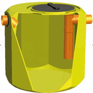 FOSSA DEGRASSATORE FAMILY lt. 400 diam.100X80 A.E.20 "REDI"