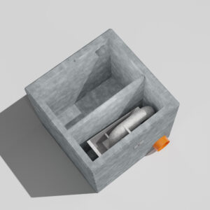 POZZETTO DI CACCIATA IN CEMENTO CM. 60X60X60 senza coperchio