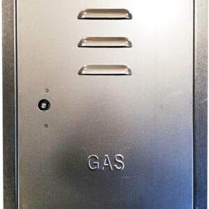 SPORTELLO P/CASSETTA C.A. GAS INOX SINGOLO CM. 30X50
