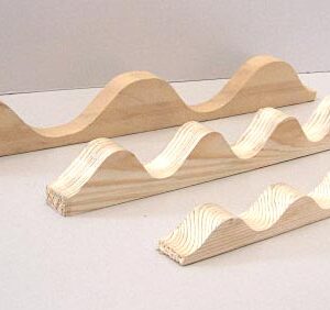 LISTELLO LEGNO P/ONDULATO ONDE PICCOLE ML. 2